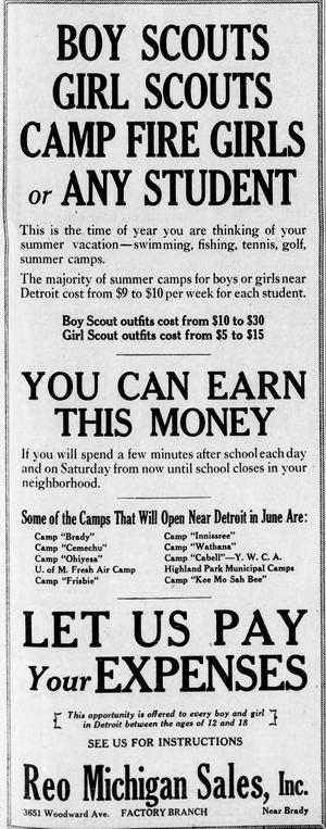 Camp Wathana - May 27 1928 Article
